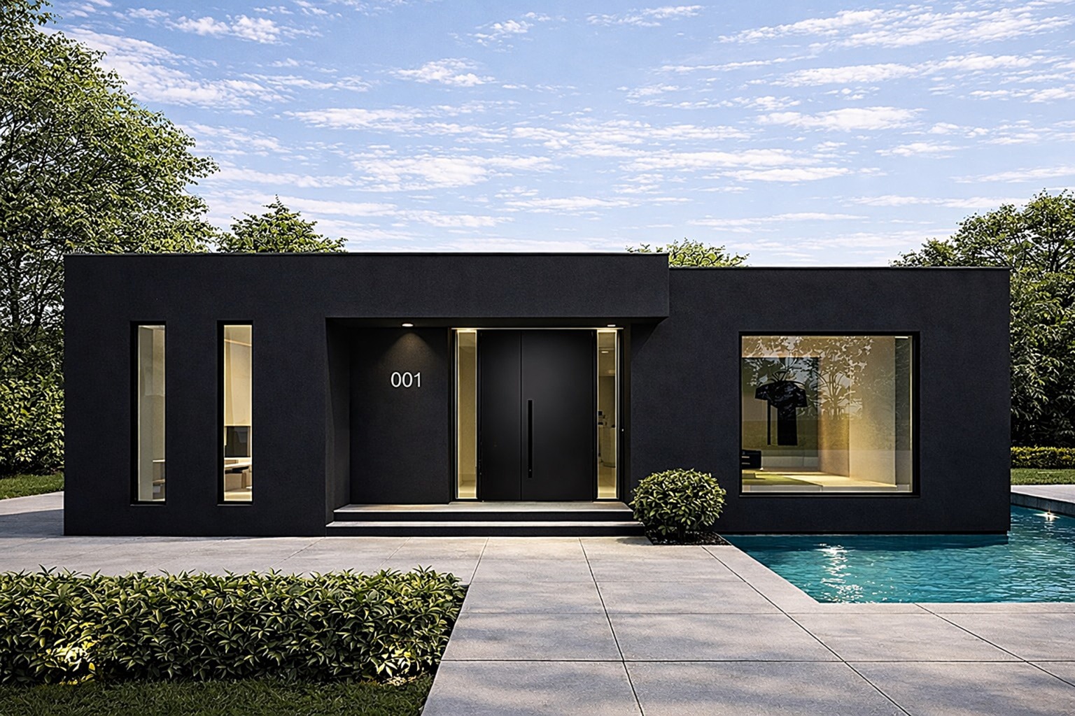 CASA PARTER-iCONiC 1-story BLACK